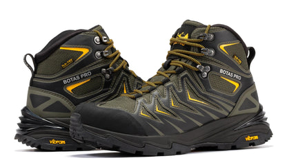 Botas Pro Metallic Green 6 Inch Waterproof Hiking Boots with VIBRAM® Traction Lug Outsole BP22111