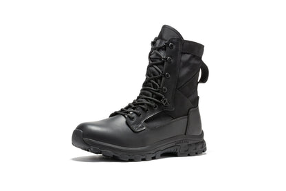 Botas Pro Black Men's 8 inch Side Zipper Military Tactical Boots BP401BK